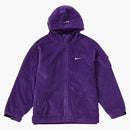 Supreme Nike Arc Corduroy Hooded bunda fialová