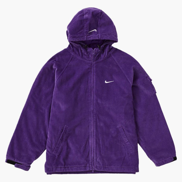 Supreme Nike Arc Corduroy Hooded Jacket Purple