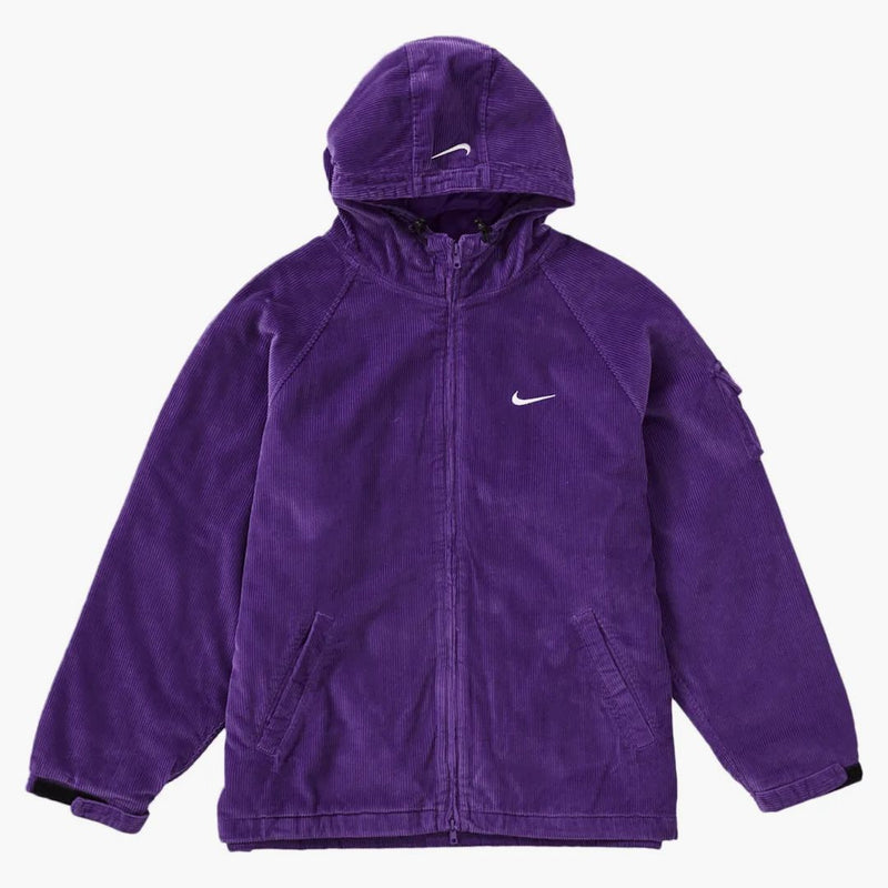 Supreme Nike Arc Corduroy Hooded Jacket Purple