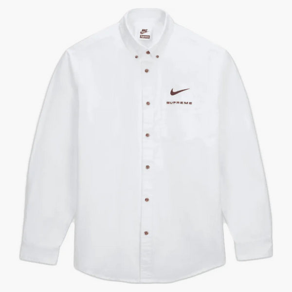 Supreme Nike Cotton Till Shirt White