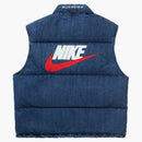 Supreme Nike Denim Puffer Vest Indigo