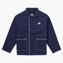 Supreme Nike Double Zip Quilted Work Jacket Navy