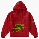 Supreme Nike Leather Anorak Red