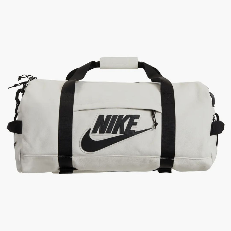 Supreme Nike Leather Duffle Bag White