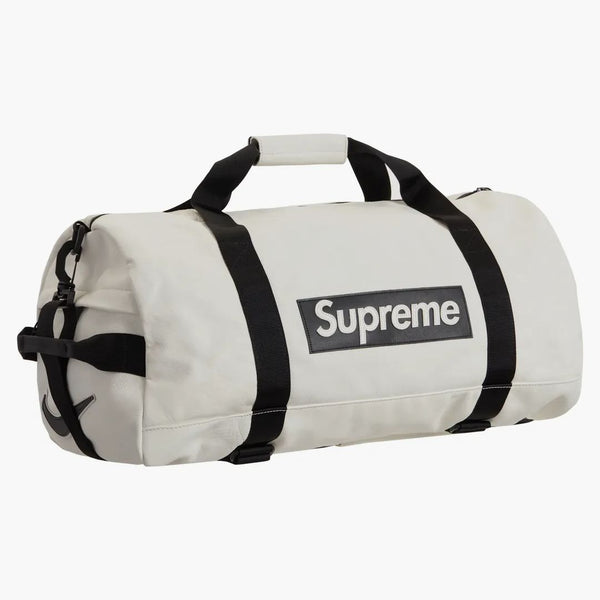 Supreme Nike Leather Duffle Bag White