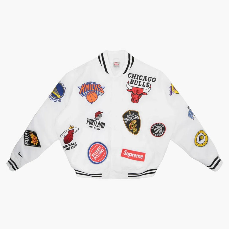 Supreme Nike/nba Teams Warm-up Jacket White