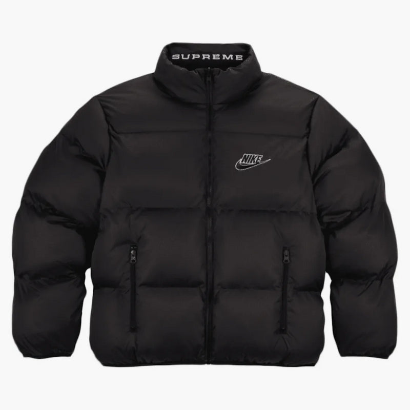 Najwyższa Nike Reversible Puffy Kurtka Czarna
