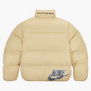Supreme Nike reversibel puffy jacka blekgul