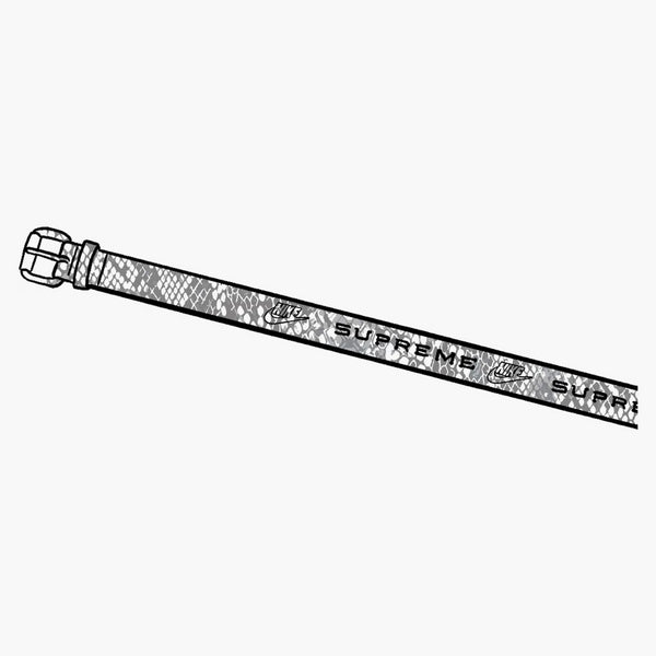 Supreme Nike Snakeskin Belt Black