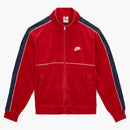 Supreme Nike Velor Track Jacket Red