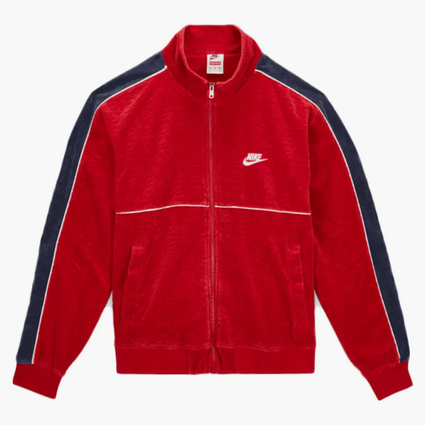 Nejvyšší nike velurová stopa bunda červená