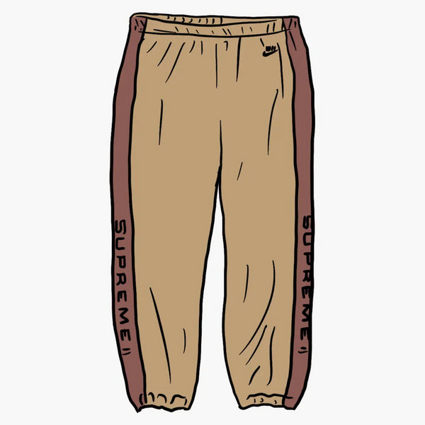Supreme Nike Velor Track Pant Tan
