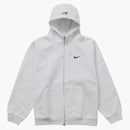 Supreme Nike Zip Up Hooded Sweatshirt White