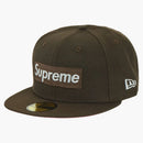 Supreme No Compox Logo New Era Brown