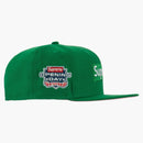 Supreme No Compox Logo New Era Green