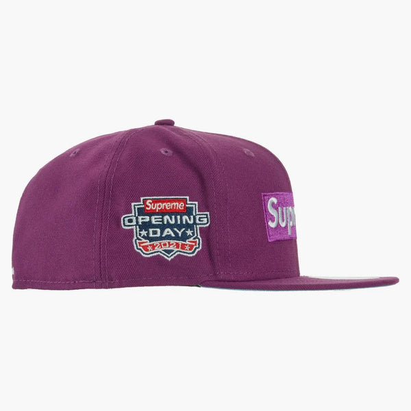Supreme No Comp Box Logo New Era Lavender
