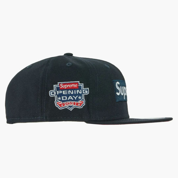 Supreme No Comp Box Logo New Era Navy