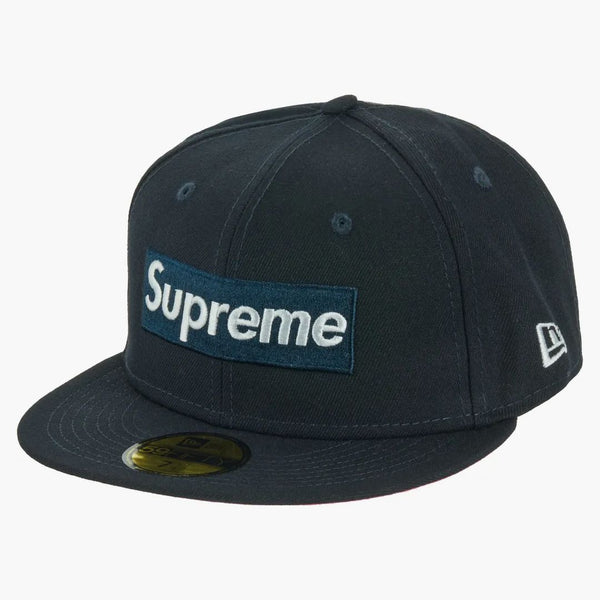 Supreme No Compox logo new era navy