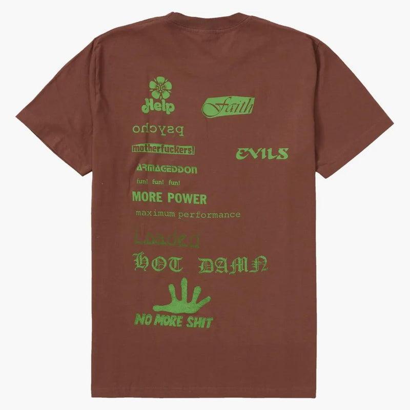 Supreme No more shit tea brown