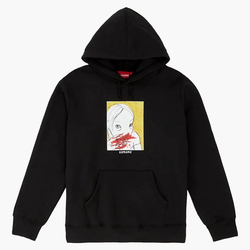 Supreme Nose Bleed Hooded Sweatshirt svart
