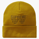 Supreme Nothing but beanie Mustard