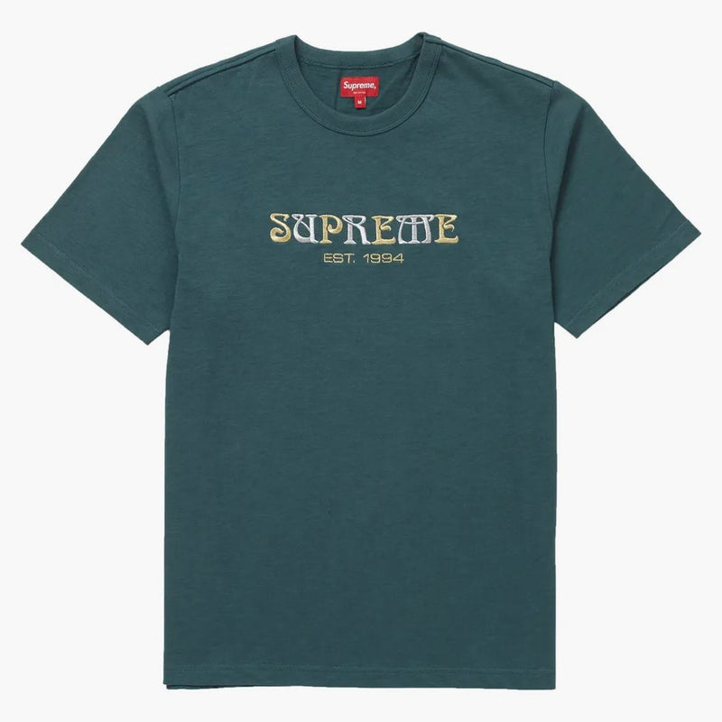 Supreme Nouveau Logo Tea Dark Teal
