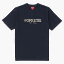 Supreme Nouveau logo tea navy