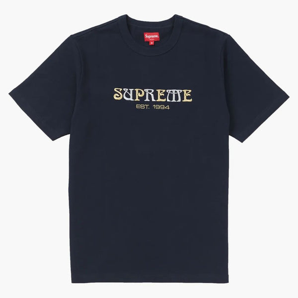 Supreme Nouveau Logo Tea Navy