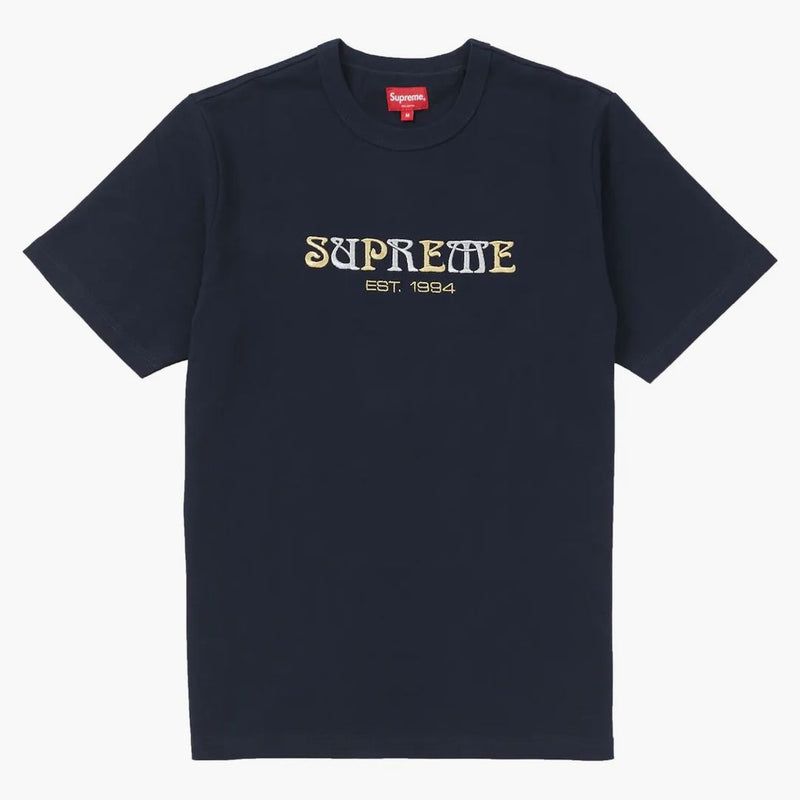 Supreme Nouveau Logo Tea Navy