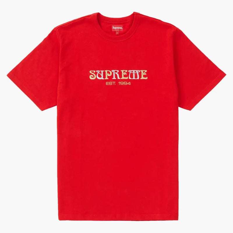 Supreme Nouveau Logo Tee Red