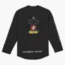 Supreme Number (n)ine Mickey Raglan L/s Top Black