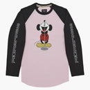 Supreme Number (n)ine Mickey Raglan L/s Top Pink