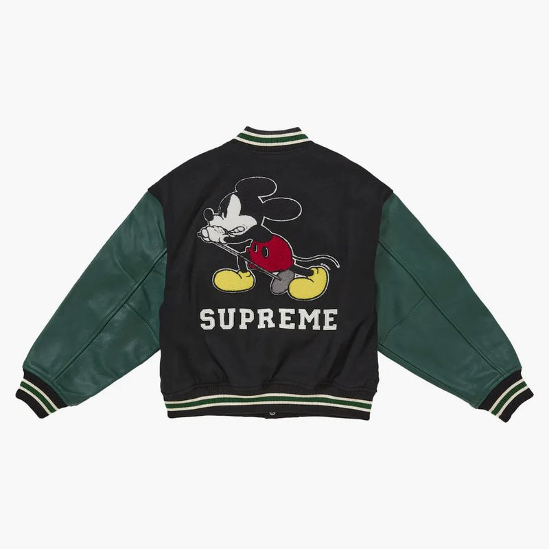 Supreme Number (n)ine Mickey Varsity Jacket Black
