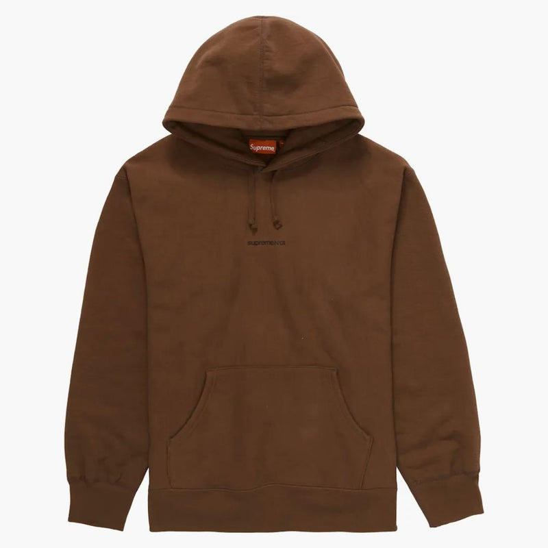 Supreme Number One Hooded Sweatshirt Dark Brown