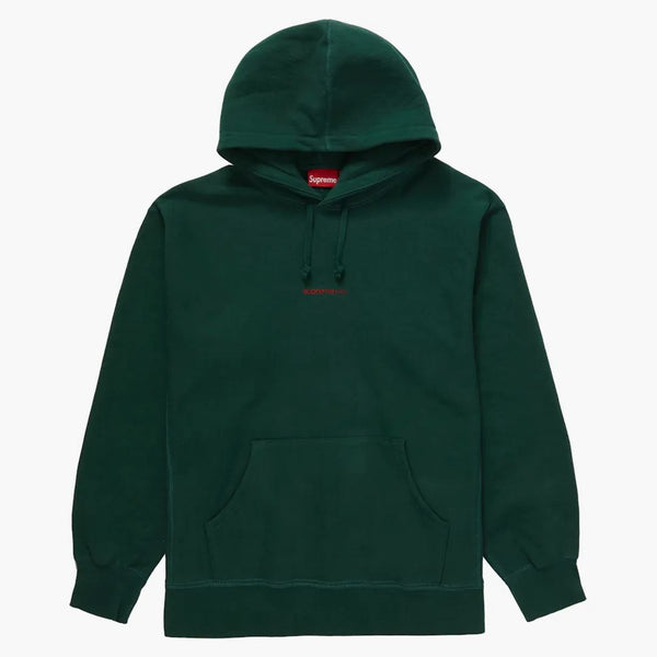 Supreme Number One Hooded Sweatshirt Dark Green