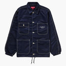 Supreme nylon chore coat navy
