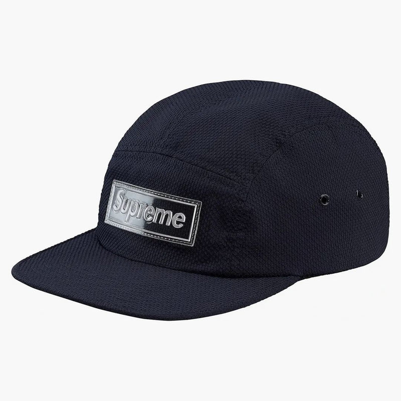 Navy supremo Nylon Pique Camp Cap
