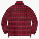 Maglione plaid supremo in nylon rosso