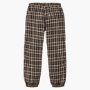 Supreme Nylon Plaid Track Pant Tan