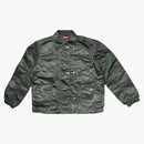 Chaqueta suprema de nylon oliva