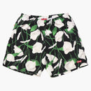 Nejvyšší nylonová voda krátká černá květinová