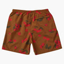 Short Water Short di Nylon supremo (SS19) Cherry marrone