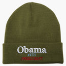 Supreme Obama Beanie Olive