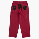 Supreme Old English Canvas Double Knee Painter Pant Red