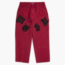 Supreme Old English Canvas Double Knee Painter Pant Red