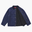 Supreme Old English Canvas Work Jacket Navy