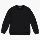 Najwyższy stary angielski logo kołnierza L/s TOP Black