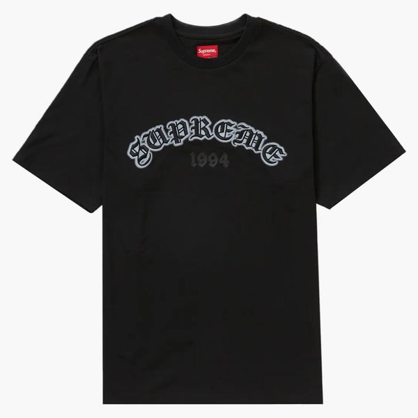 Nejvyšší stará anglická glow s/s top černá