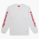 Supreme Old English L/S Top White