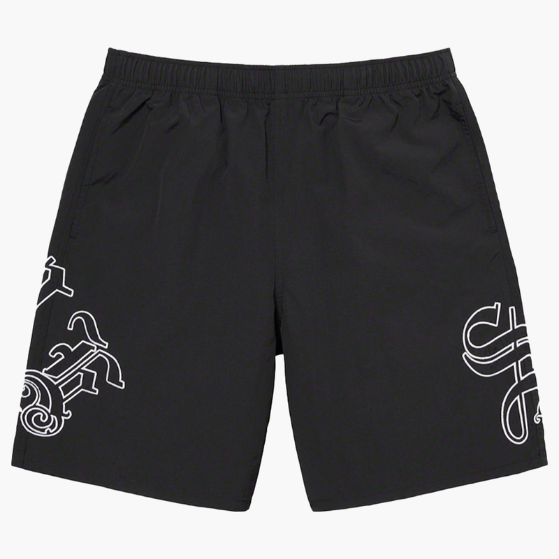 Supreme Old English Nylon Short Black